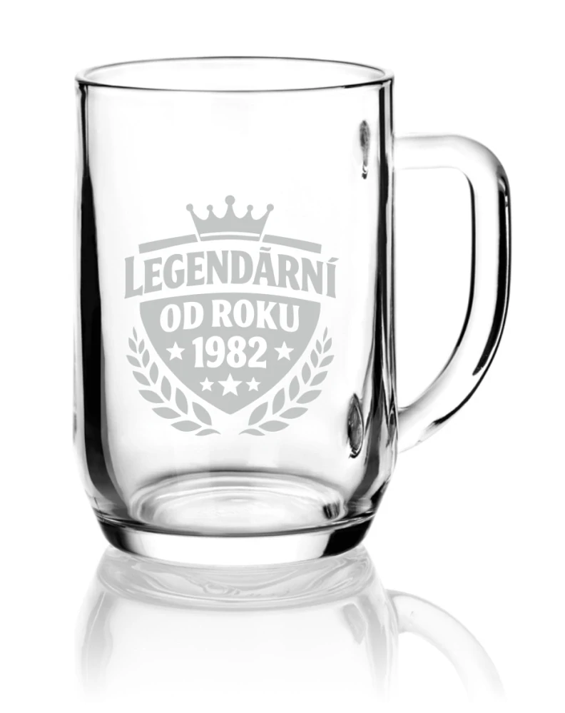 Půllitr s motivem - LEGENDÁRNÍ #1