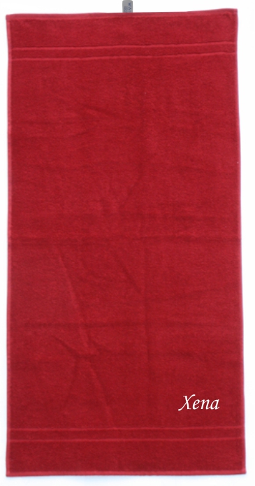 Ručník se jménem QUALITY 400 g/m2 - Burgundy