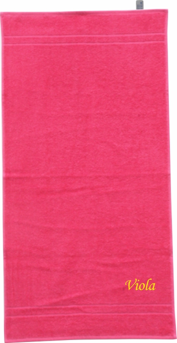 Ručník se jménem QUALITY 400 g/m2 - Magenta