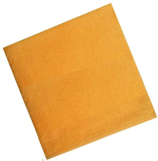 Froté ručník UNI 400 g/m2 - 50 x 100 cm - barva Sytě žlutá