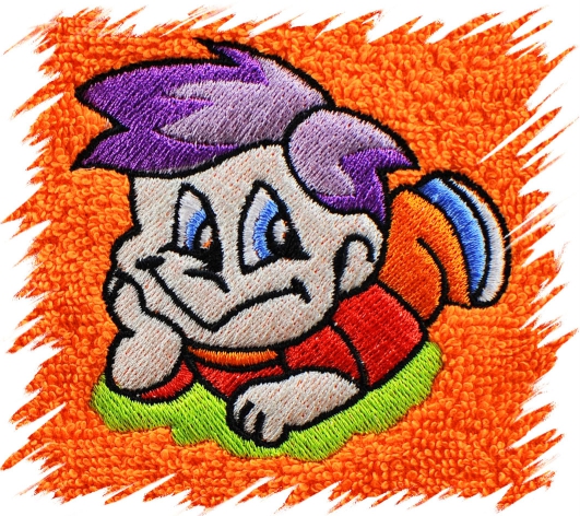 Dětský ručník s výšivkou - KLUK POHODÁŘ typ 2