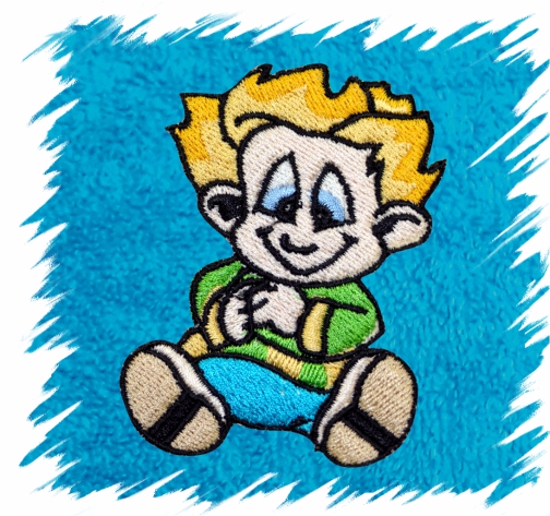 Dětský ručník s výšivkou - KLUK NEPOSEDA typ 2