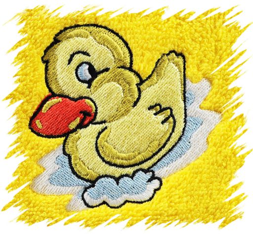 Dětský ručník s výšivkou - KAČENKA typ 2