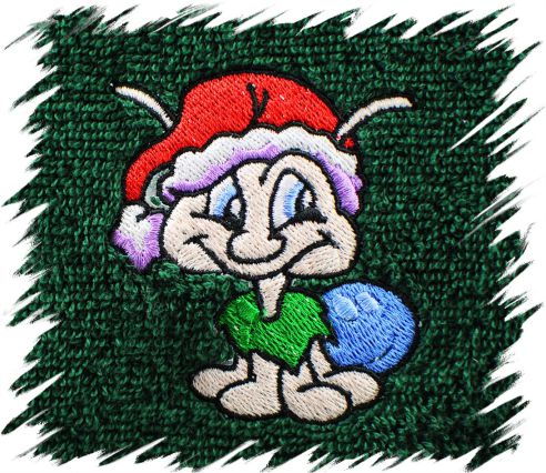 Dětský ručník s výšivkou - JEŽEK typ 3