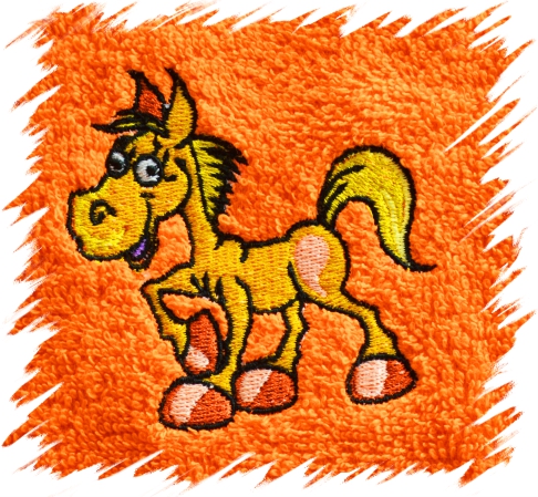 Dětský ručník s výšivkou - KONÍK typ 2