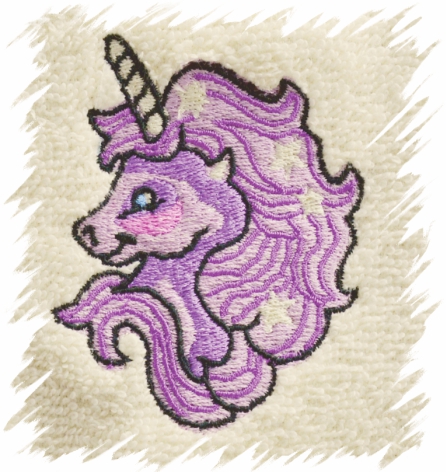 Dětský ručník s výšivkou - JEDNOROŽEC typ 2