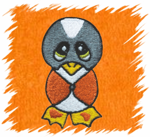 Dětský ručník s výšivkou - TUČŇÁČEK typ 2