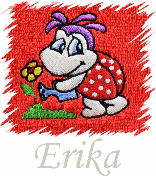 Dětský ručník s výšivkou a jménem - BERUŠKA typ 2