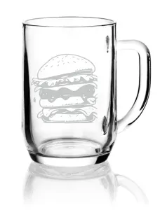 Půllitr s motivem - HAMBURGER