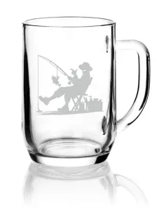 Půllitr s motivem - RYBÁŘ #4