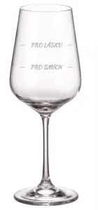 Sklenice s textem - PRO LÁSKU