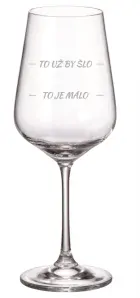 Sklenice s textem - TO UŽ BY ŠLO