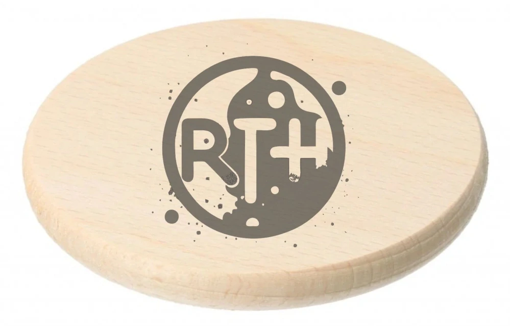 Podtácek kulatý z buku 9x9cm