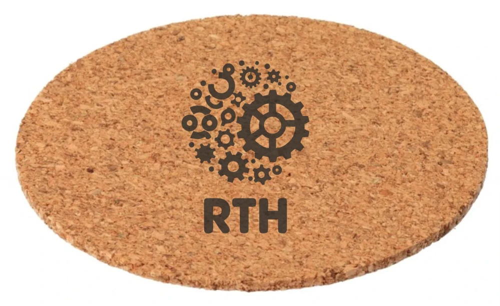 Podtácek kulatý z korku 9,5x9,5cm