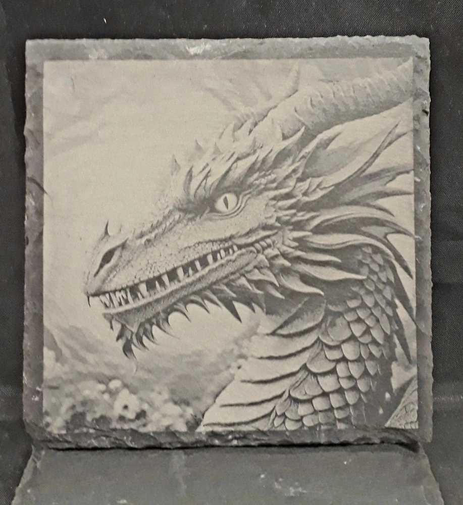 Podtácek hranatý z břidlice 10x10cm