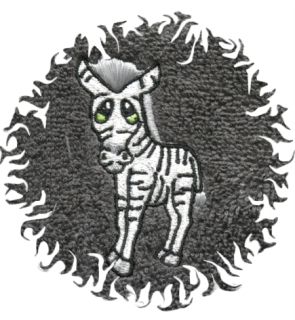 Dětská osuška s výšivkou QUALITY 400 g/m2 - ZEBRA