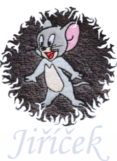 Dětská osuška s výšivkou a jménem QUALITY 400 g/m2 - MYŠÁČEK